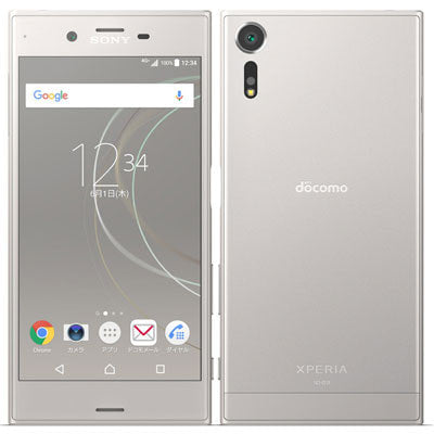 【SIMロック解除済】docomo Xperia XZs SO-03J Warm Silver