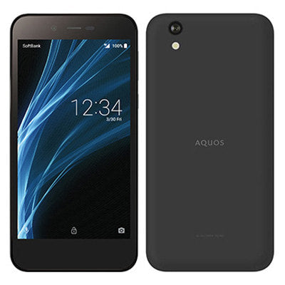 【SIMロック解除済】Softbank AQUOS sense basic 702SH ブラック