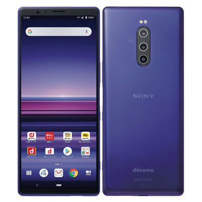 【SIMロック解除済】docomo Xperia1 SO-03L Purple