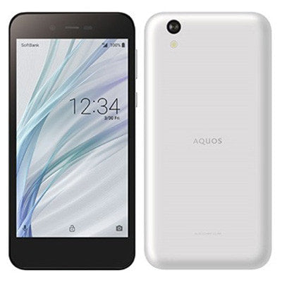 【SIMロック解除済】Softbank AQUOS sense basic 702SH ホワイト