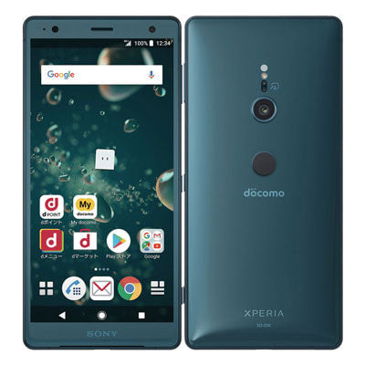 【SIMロック解除済】docomo Sony Xperia XZ2 SO-03K Deep Green